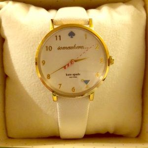 Kate Spade White Metro Watch - 5 o’clock somewhere